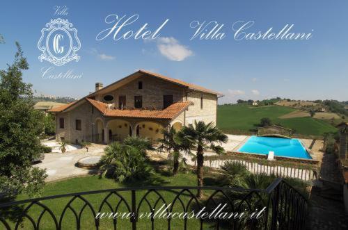 Hotel Villa Castellani Mogliano Bagian luar foto